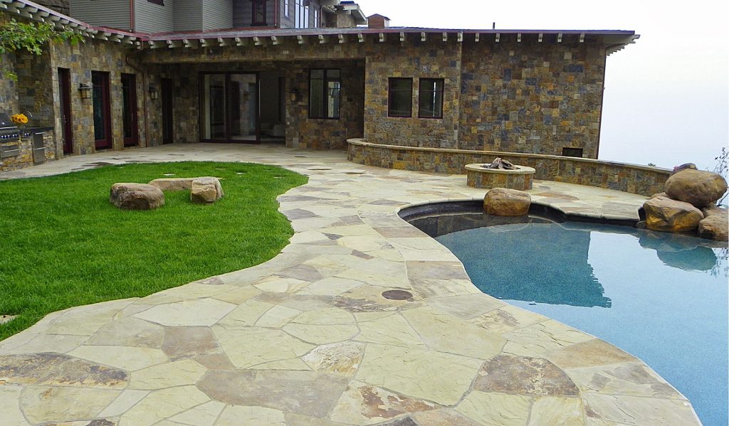 outdoor natural stone tile